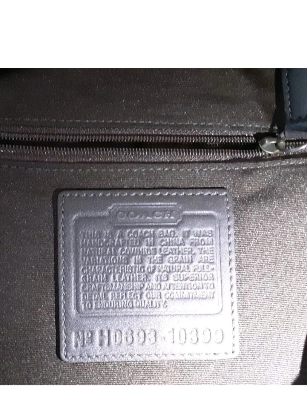 Coach Brown Leather Shoulder Bag - Picture 11 of 16